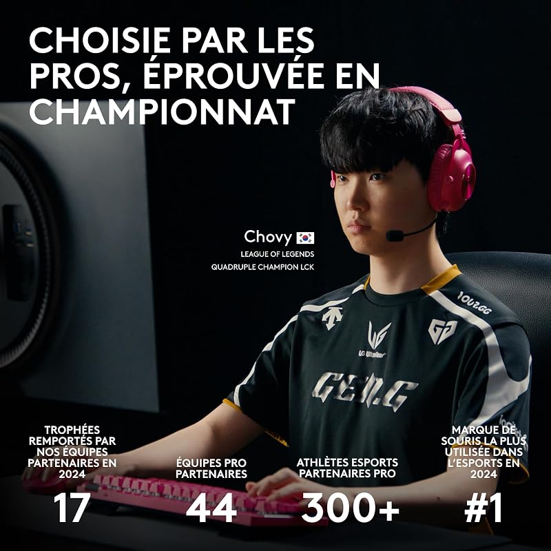 PRO X SUPERLIGHT 2, souris gaming sans fil - Noir