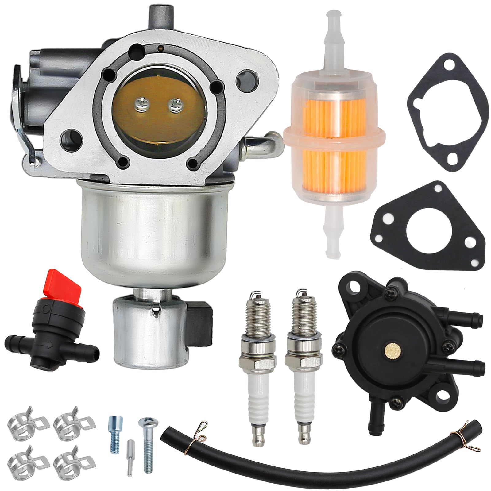 Photo 1 of laffoonparts 16-853-19S Carburetor Carb Replacement for Kohler 7000 Series Engine KT725 KT730 KT735 KT740 KT745 Engine with Fuel Pump Replaces 32-853-63S 32-853-67S