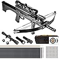 XGeek Hunting Crossbow, 100 Lbs Draw Weight, 240 FPS, Complete Set for Hunting and Fishing