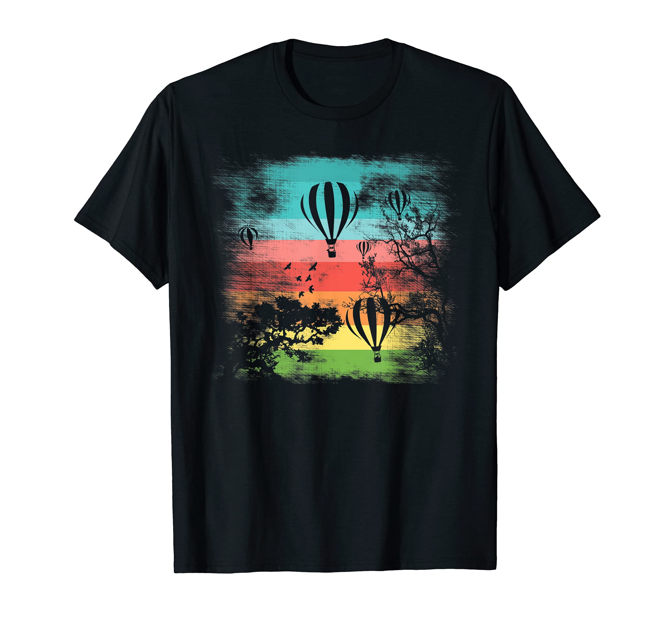 Hot Air Balloon Festival Rides Aviation Ballooning Adventure T-Shirt