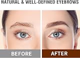 Music Flower Eyebrow Pencil Reddish Brown Waterproof Brow Pen 4 Micro-Fork Tips view 3