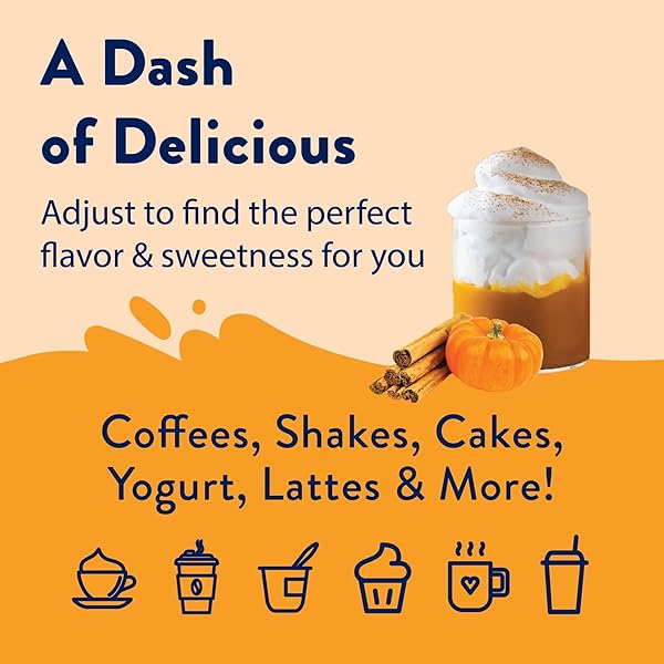 JORDAN’S SKINNY SYRUPS SUGAR FREE COFFEE SYRUP, PUMPKIN SPICE FLAVOR DRINK MIX, ZERO CALORIE FLAVORING FOR CHAI LATTE, PROTEIN SHAKE, FOOD & MORE, GLUTEN FREE, KETO FRIENDLY, 25.4 FL OZ, 1 PACK