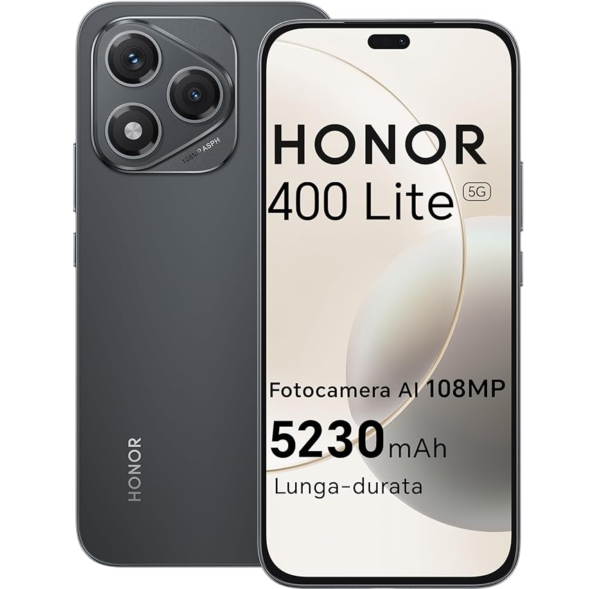 HONOR 400 Lite 5G Smartphone,8GB RAM 256GB Memoria Dual SIM NFC