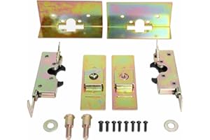 VOWAGH Large Locking Cat Jaw Claw Door Latches w/Installation Type Grip Kit Bear Claw Door Latch Kit