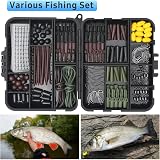 Vicloon 272 Pcs Carp Fishing Tackle Box Kit Hooks Beads Boilie Stops Tubing view 5