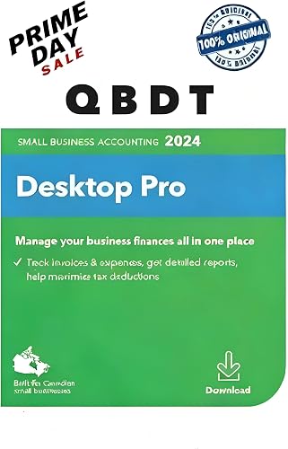 Quick - Books Desktop Pro 2024 for Windows PC | Canadian Version | NO DVD | Lifetime License | Amazon Message Delivery (Within 6hrs) | 100% Money Back Guarantee
