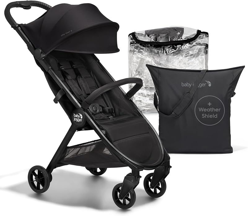 Baby Jogger City Tour 2 Eco Stroller Travel System Black Ultra Lightweight