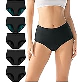 TIICHOO Incontinence Underwear for Women Leak Proof Protective Underwear 5 Pack