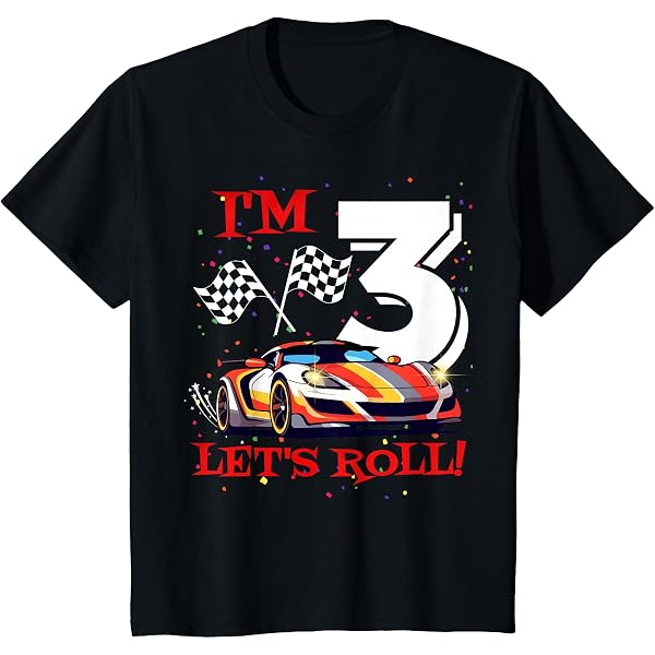 Kids 2 Year Old Race Car Birthday Boy For 2nd Birthday Race Car Digital...