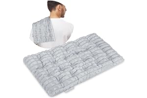 REVIX Microwave Heating Pad, 8 * 14" Flaxseeds Heating Pads Microwavable Moist Heat Therapy for Muscle, Joints, Neck Shoulder