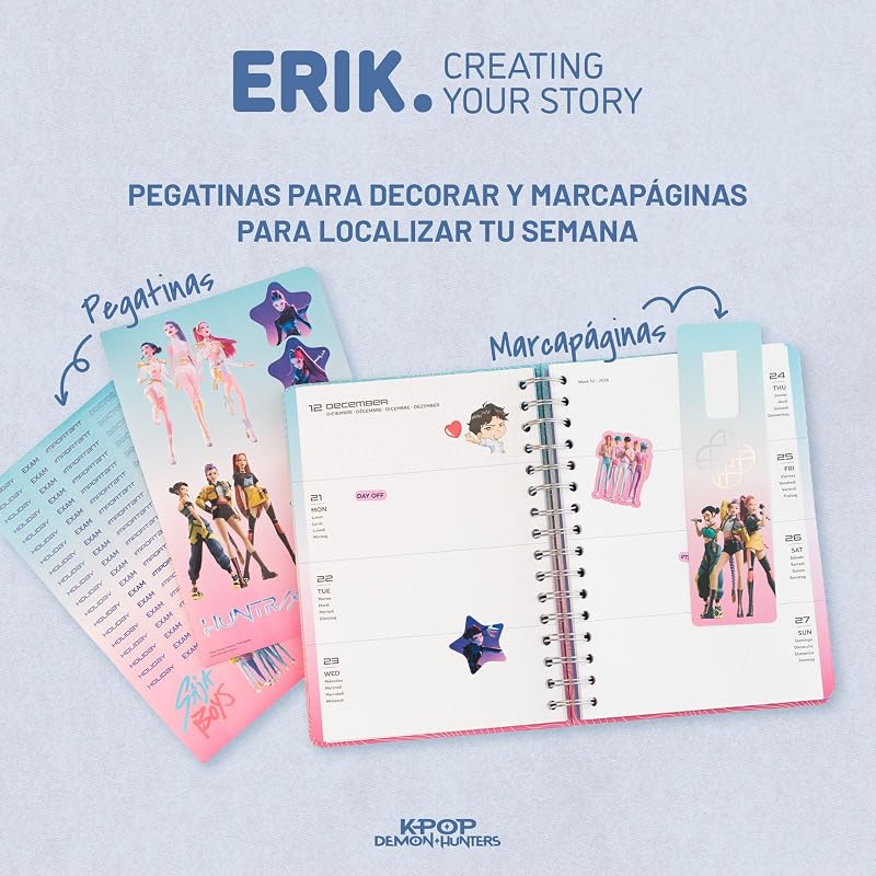 Agenda Escolar 2026 Semana 2027 Ver KPop