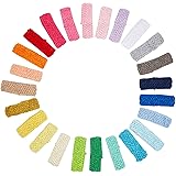 Crochet Headbands for Women, Teens, Girls, 24 Colors (24 Pack)