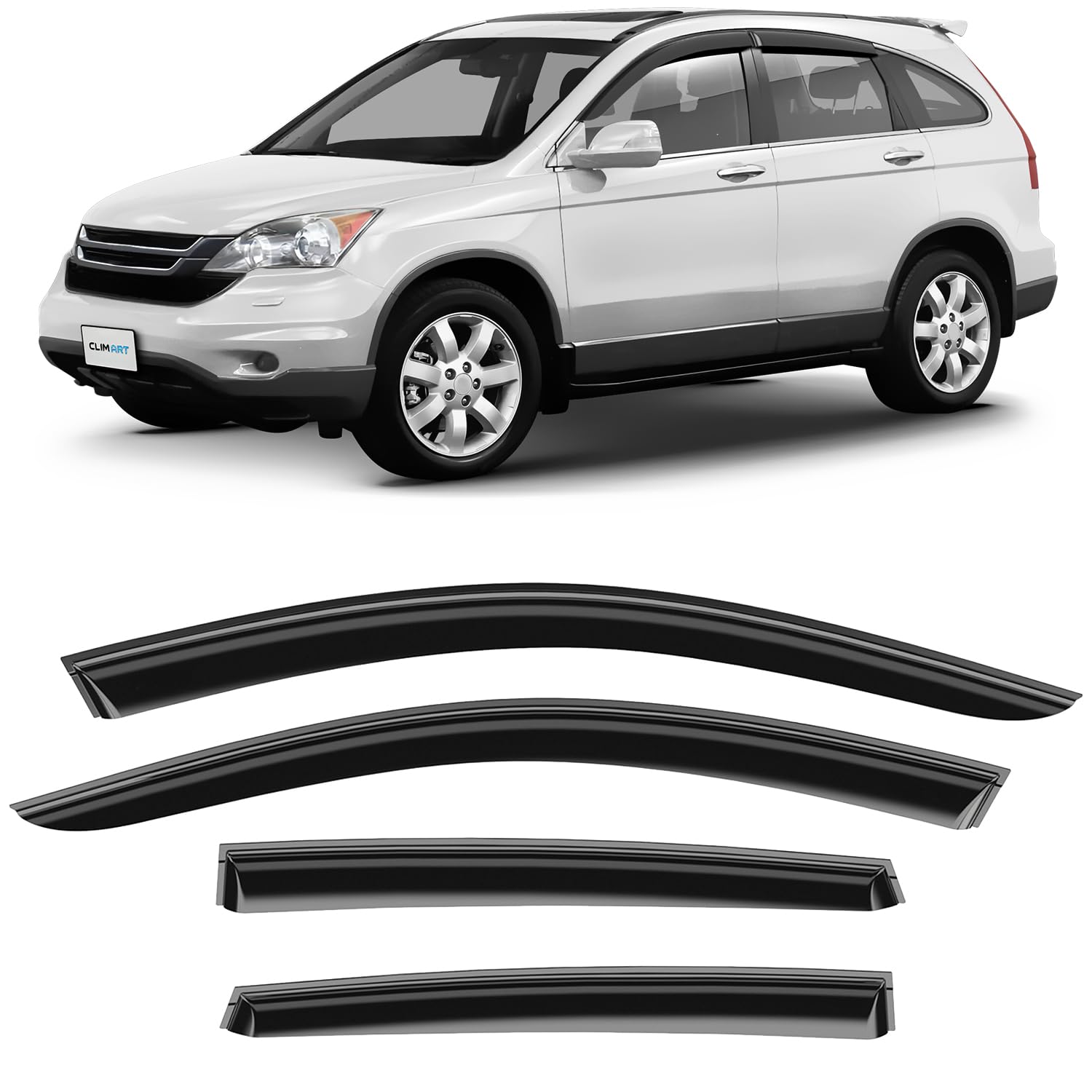 CLIM ART Incredibly Durable Rain Guards for Honda