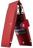 Travelambo Leather Wallets for Women Slim RFID
