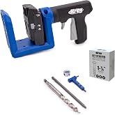 Kreg Pocket-Hole Jig 520, Woodworking Jig, 60 Screws, KPHJ520PRO2 | Grab-and-Go Portable Jig, 360-Degree Rotating Handle, VersaGrip Clamp, for Materials 1/2" to 1 1/2" Thick