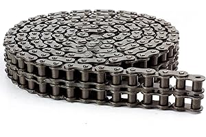 #50-2 Double Strand Duplex Roller Chain 10 Feet with 1 Connecting Link