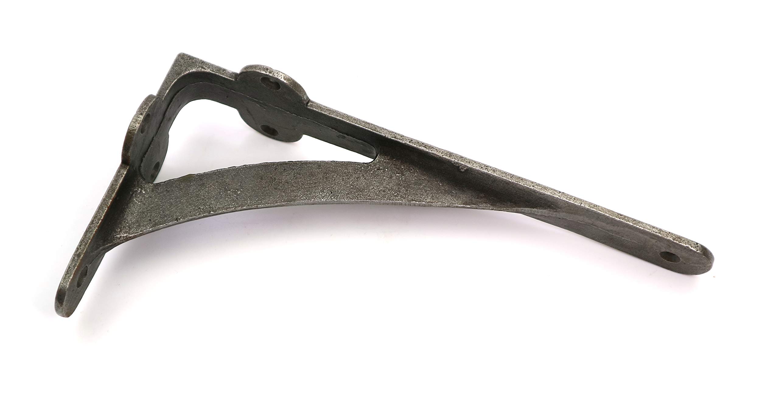 Oakcrafts - Pair of Gallows Shelf Brackets Antique Cast Iron (8.0" x 4.0" / 200mm x 100mm)