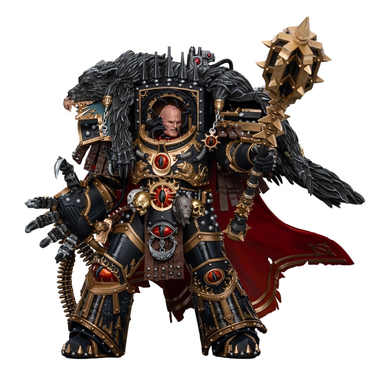 HiPlay JoyToy Warhammer 40K The Horus Heresy Collectible Figure: Warmaster Horus Primarch of The XVlth Legion 1:18 Scale Action Figures JT9787