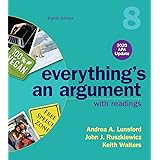 Everything S An Argument With 2020 Apa Update Kindle Edition Lunsford Andrea A Ruszkiewicz John J Reference Kindle Ebooks 