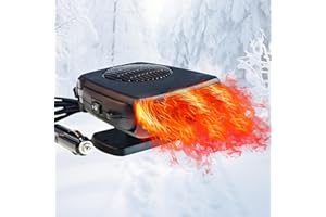 MEIDAYAI Car Heater 12V 200W, Powerful 2-in-1 Defroster & Defogger, Fast Heating & Cooling Fan for Windshield, Portable Car H