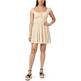 WallFlower Womens Nikki Rayon Challis Prairie Mini Dress