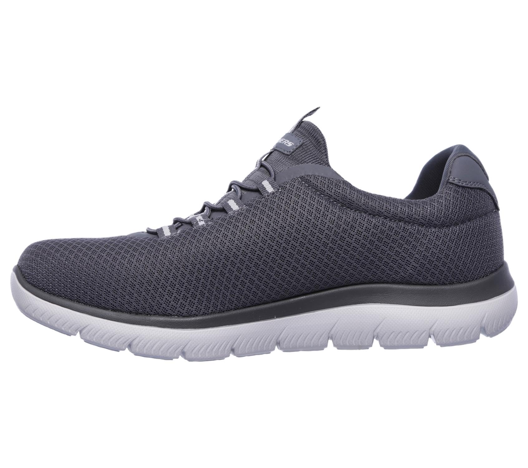 Skechers Herren Summits 52811 Turnschuhe, Charcoal Mesh/Trim, 46 EU 3