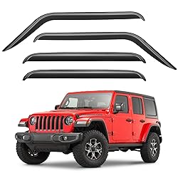 Window Visors Rain Guards for 2018-2025 Jeep