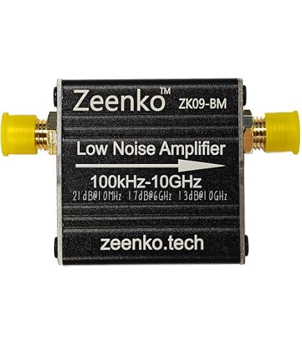 Breitband-Verstärker 0,1–2000 MHz – 30 DB Verstärkung, Rauscharm, Für Funk & Empfänger
