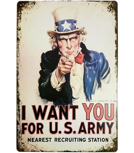 American Flag Inspired Patriotic 4th July Man Cave Bar Wall Décor Metal Tin Sign