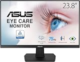 ASUS VA247HE 23.8" Full HD 75Hz Adaptive-Sync Eye Care Monitor Frameless Wall view 1
