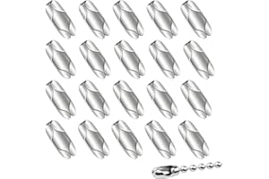 20 PCS Roller Blind Chain Connector Clips Replacement Window Beaded Pull Ball Chain Link Connector Shades Cord Fixer for 4 mm