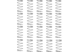 Boxonly Compression Spring for Home Machinery Industrial Lawn Mowers Stainless Steel Compressed Spring 6mm OD 0.6mm Wire Size 20mm Free Length 20 pcs