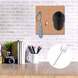 Jubaopen 40pc Metal Pegboard Hooks Assortment 5cm & 10cm for Store Home Kitchen view 2