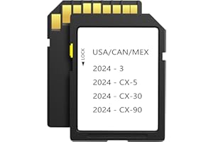 REALOHAS 2024 Latest Navigation SD Card,GPS Navigation SD Card Compatible with 2024-3,2024-CX-5,2024-CX-30,2024-CX-90,USA/CAN/MEX Maps