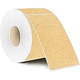 STARLIBOO Colored Labels Stickers 3 x 5 Inch, Rectangle Kraft Removable Moving Labels Stickers, Adhesive Kraft Paper Stickers for Office, School, Home- 250 Labels