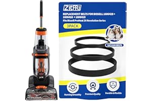 ZITFRI Replacement Carpet Cleaner Belt Set for Bissell ProHeat 2X Revolution Pet Carpet Cleaner 1548 1550 1551 1551W Series – Replaces Parts 1606419, 1606418, 1606428 (3-Pack)