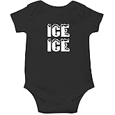 Crazy Bros Tees Ice Ice Baby Bodysuit - Funny Infant Outfit Boy Girl Clothing Adorable Romper Unisex Clothing