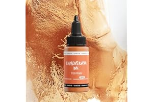 KAMENSKAYA Delaminating Alcohol Inks - Self-Splitting Alcohol Ink P-120 'Peach' - 1 fl oz (30 ml)