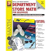 Remedia Publications Department Store Math for Beginners: Grades 1&ndash;3 Math Workbook for Kids - Addition, Subtraction &amp; Multiplication, Real-Life Word Problems, Homeschool &amp; Classroom Use