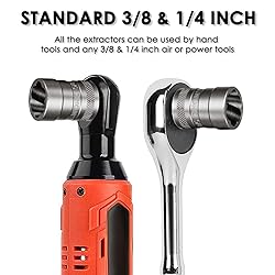 THINKWORK Bolt Extractor Set, 38 Pieces Impact Bolt