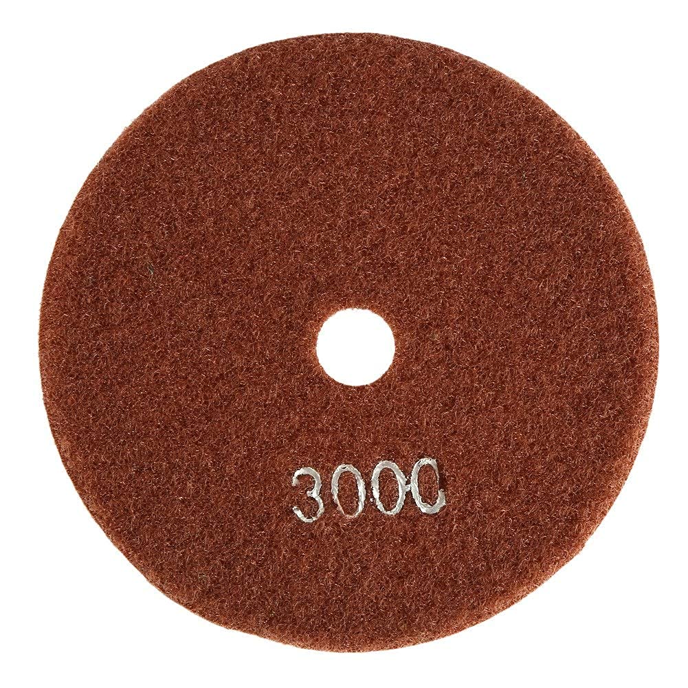 FTVOGUE Wet Grinding Disc Diamond Polishing Pad Sandpaper Wheel(3000)