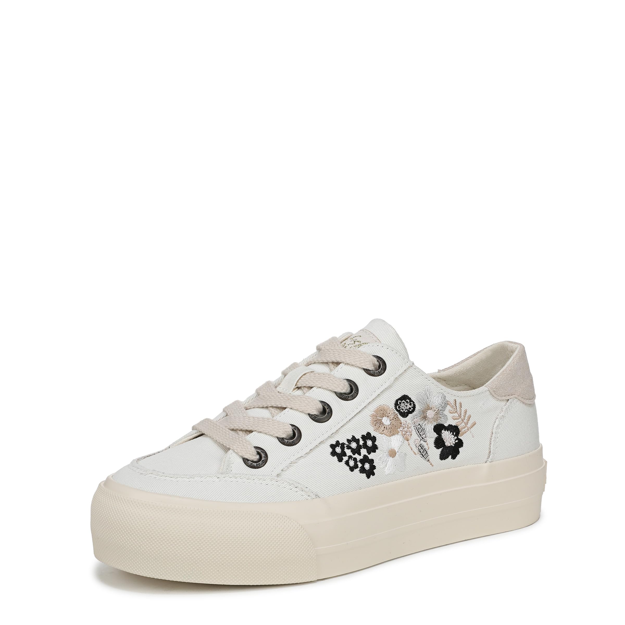 Blowfish Malibu Womens Sadie-Sun 3 Sneaker White Twill Fabric 8.5 M Image