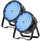 Betopper DJ Lights, 54 x 3W RGB LED Stage Par Lights, DMX/Sound(LPC015,2P) | Auto/Sound/DMX512/Master/RDM,Lighting range 5M,optical angle 26&deg;,rich color effects,for Wedding,Church,Party,Club,Concert