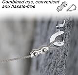 Rybtd 24PCS M3 Wire Rope Clamp Duplex 304 Stainless Thimbles 2mm Cable Fastener view 4