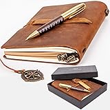 EMCOLLECTION Premium Leatherbound Writing Journal