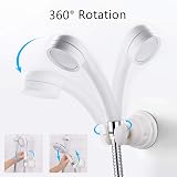 sunivaca Shower Head Holder Suction Cup 360 Rotation Adjustable Wall Mount No view 2