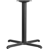 Flash Furniture 30x30 in Restaurant Table Base | Table Height, X-Base, Durable Construction, Commercial Use