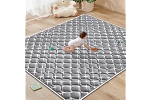 Tiankehan Baby Play Mat 79" X 63", Premium Thicker Foam One-Piece Crawling Mat, Anti- Slip Crawling Mat Activity Playmats for Babies,Toddlers, Infants, Play & Tummy Time