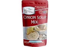 MOM'S PLACE GLUTEN-FREE Mom’s Place Gluten-Free Onion Soup Mix or Chip Dip, Kosher, Nut Free, Soy Free, Vegan, Dairy Free, 16 servings, 2.0 oz