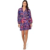 Adrianna Papell Printed Short Dress, Black/Ivory